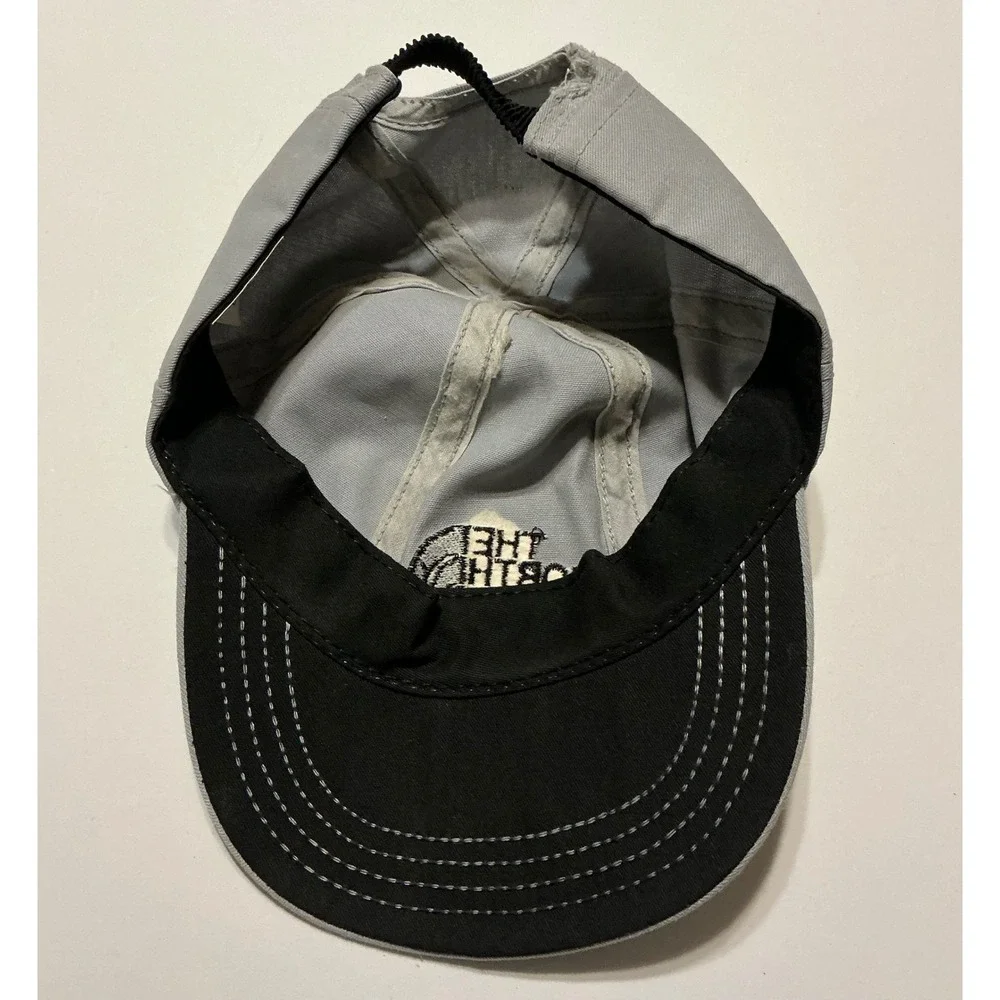 VTG USA Made The North Face Mens Gray‎ Baseball Cap One Size Fits All Outdoors